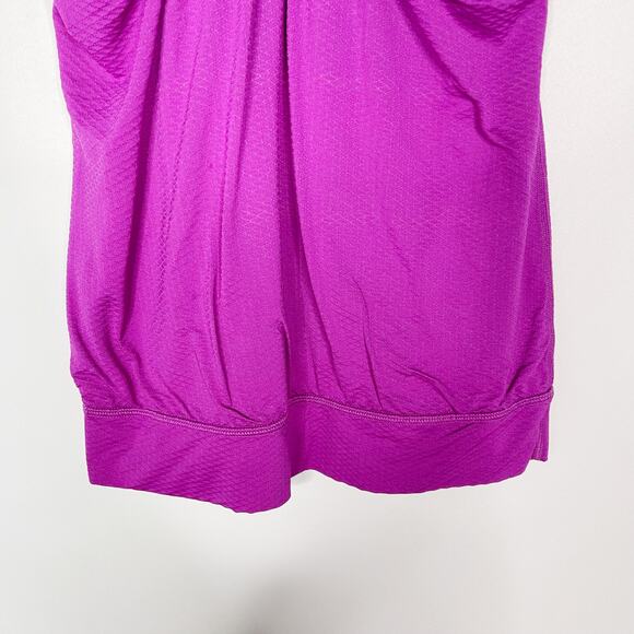 Ivivva by Lululemon Girls 12 Purple Blue Double Dutch Tank Top Mesh Racerback - Picture 7 of 8